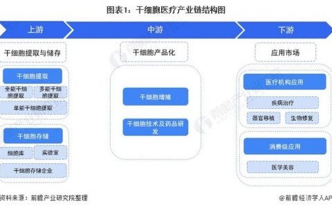 干细胞医疗产业链全景梳理及区域热力地图