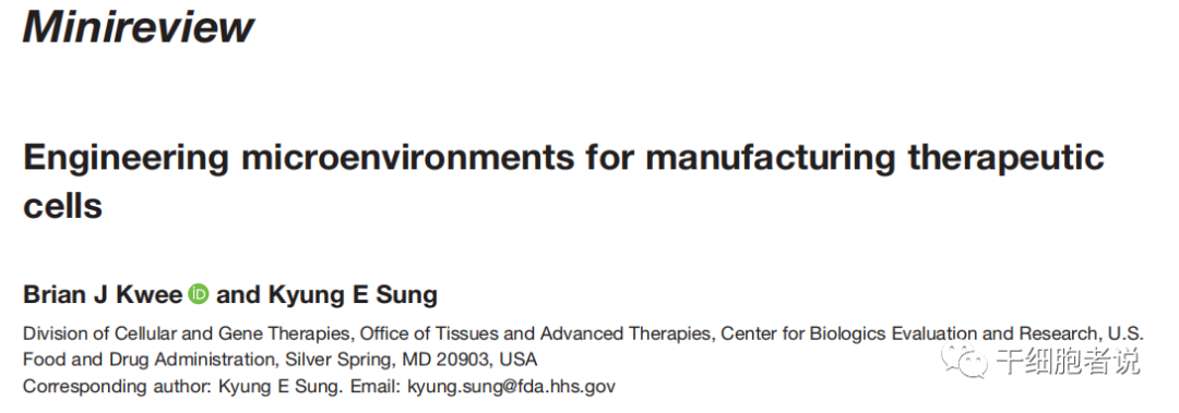 临床级细胞的微环境工程（一）：常见的细胞疗法