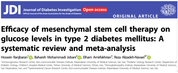 9项临床试验、227名患者数据证实：间充质干细胞治疗显著改善II型糖尿病多项指标