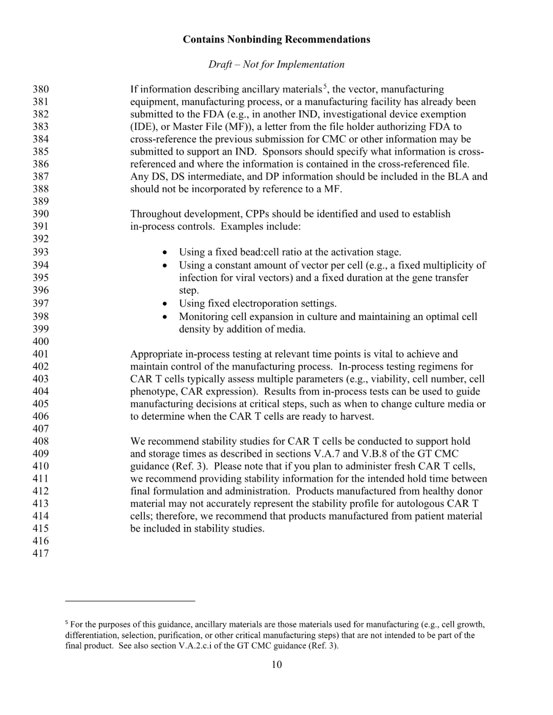 FDA 发布 CAR-T 细胞治疗药物研发指导草案（附全文）