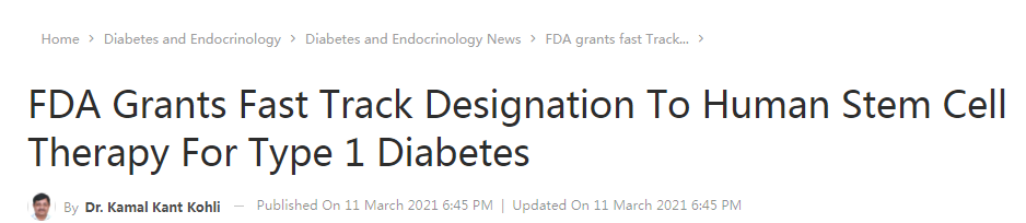 摆脱胰岛素，医学正朝着治愈糖尿病的方向迈进！梳理典型干细胞疗法的现状与将来