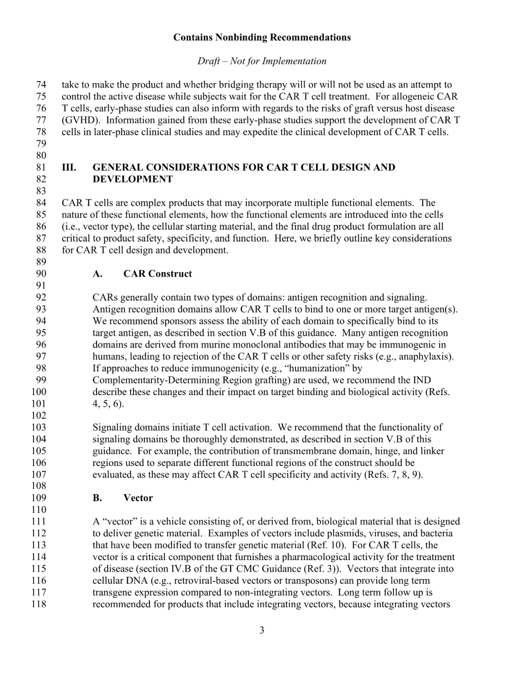 FDA 发布 CAR-T 细胞治疗药物研发指导草案（附全文）