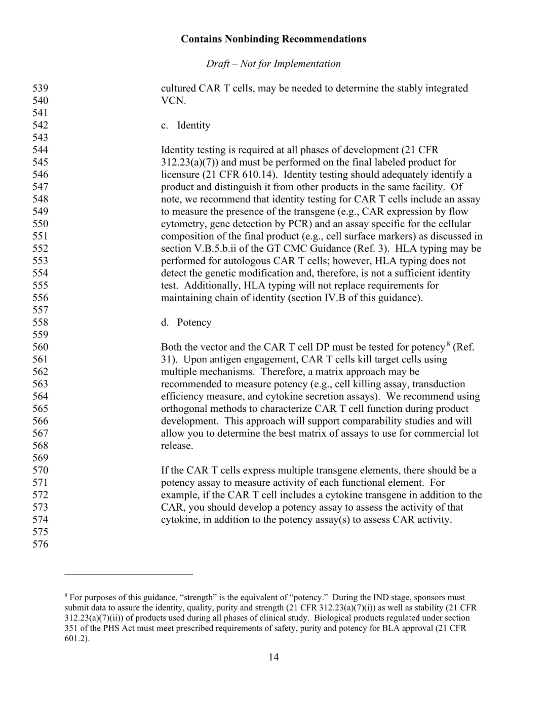 FDA 发布 CAR-T 细胞治疗药物研发指导草案（附全文）