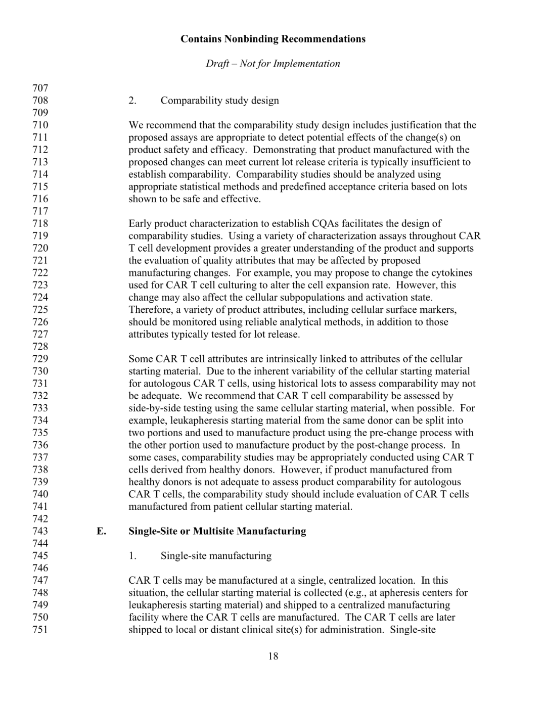 FDA 发布 CAR-T 细胞治疗药物研发指导草案（附全文）