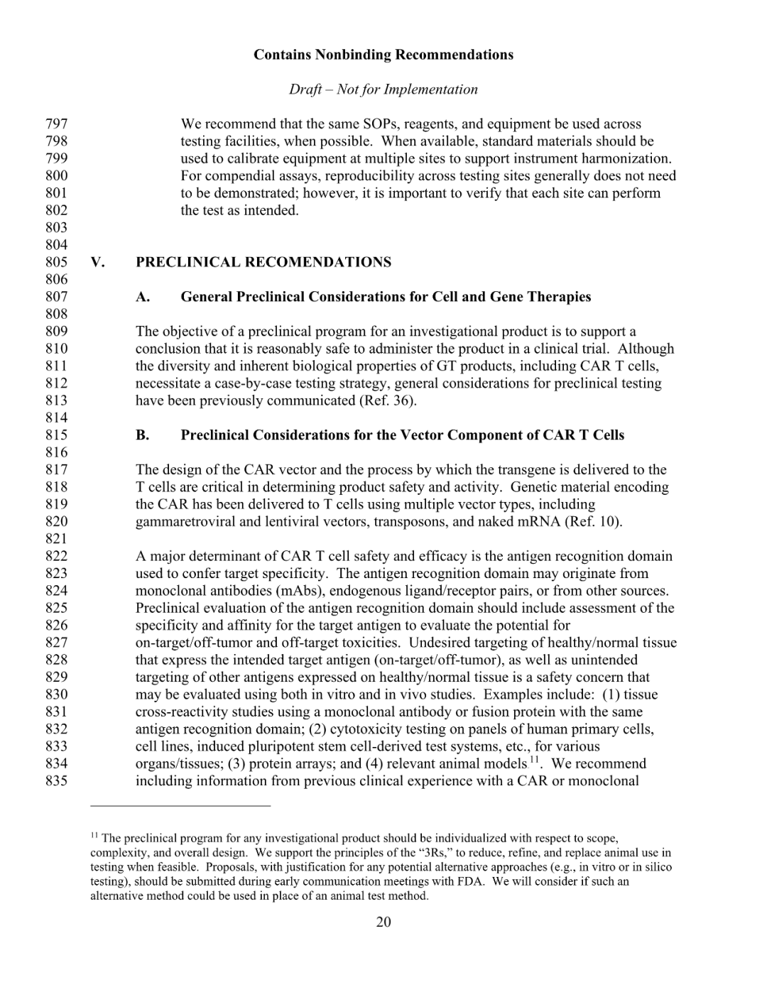 FDA 发布 CAR-T 细胞治疗药物研发指导草案（附全文）