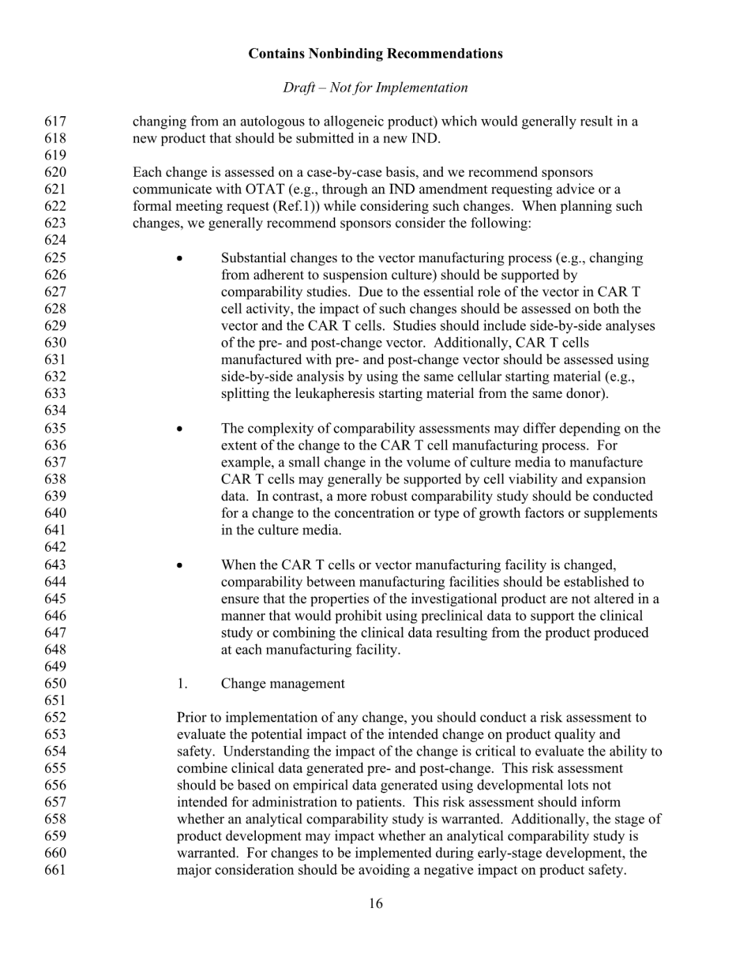 FDA 发布 CAR-T 细胞治疗药物研发指导草案（附全文）