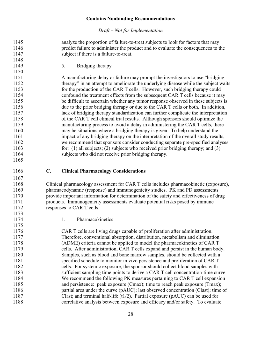 FDA 发布 CAR-T 细胞治疗药物研发指导草案（附全文）