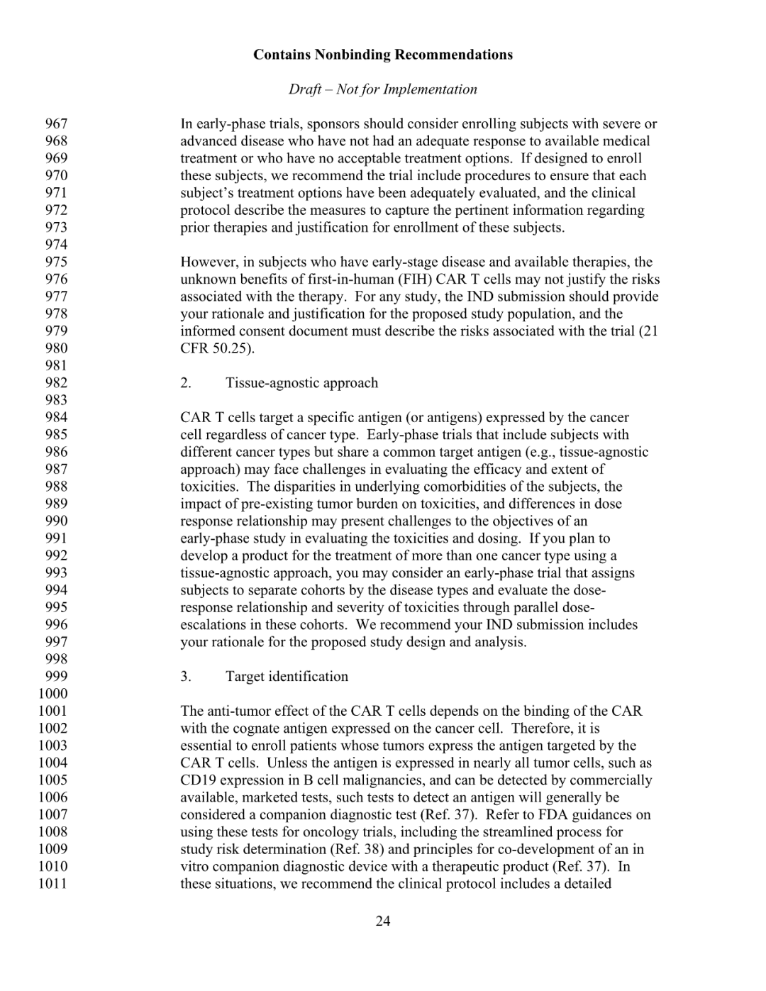 FDA 发布 CAR-T 细胞治疗药物研发指导草案（附全文）