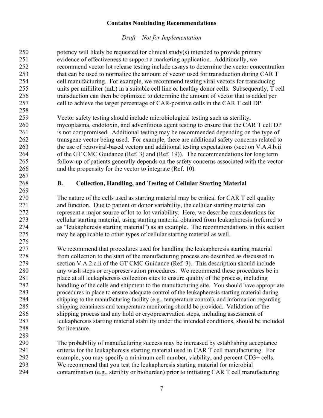 FDA 发布 CAR-T 细胞治疗药物研发指导草案（附全文）