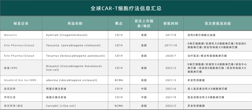 CAR-T疗法进军实体瘤！这10大靶点涉及超10种癌症，2022年有望迎来新突破