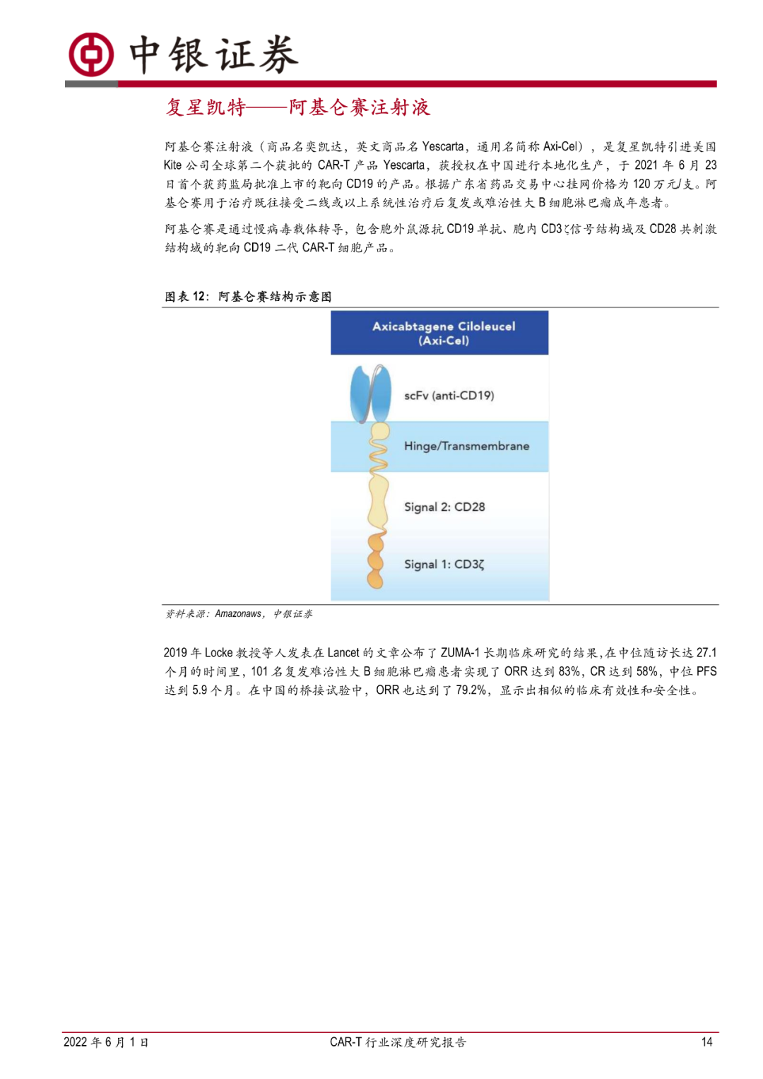 CAR-T 行业深度研究报告：曙光纷至，朝阳若现