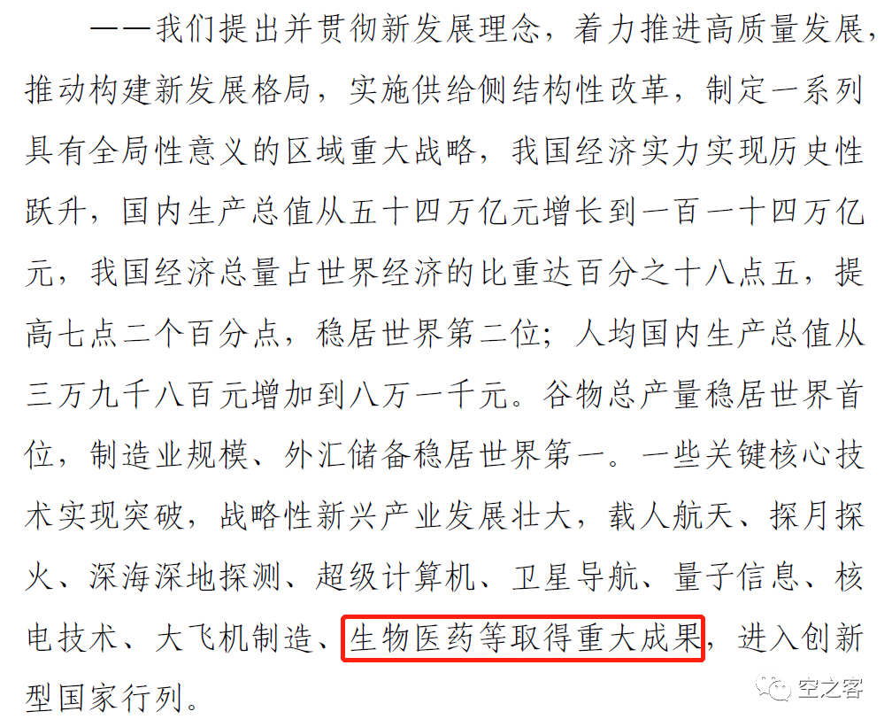 从“19大” 与“20大” 报告对比，看医疗行业的转向