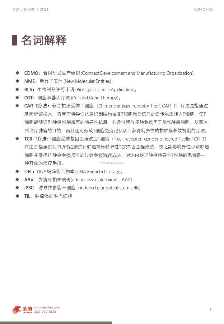 中国CDMO行业研究报告