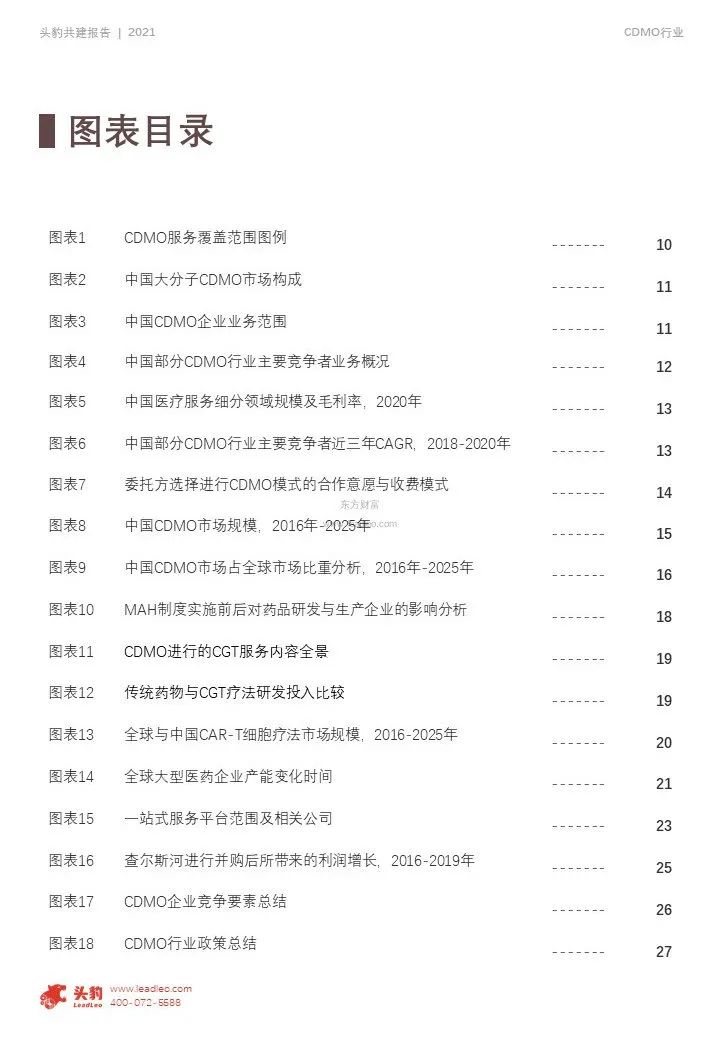 中国CDMO行业研究报告