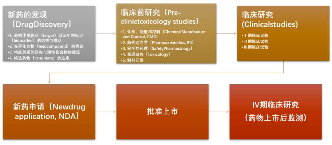 超赞！药物研发全流程图总结！