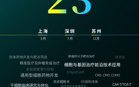 2023 细胞产业大会3月上海、7月深圳、11月苏州，赞助席位预定中，欢迎咨询！