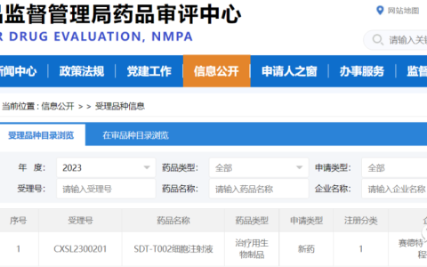 赛德特生物细胞疗法IND申报临床