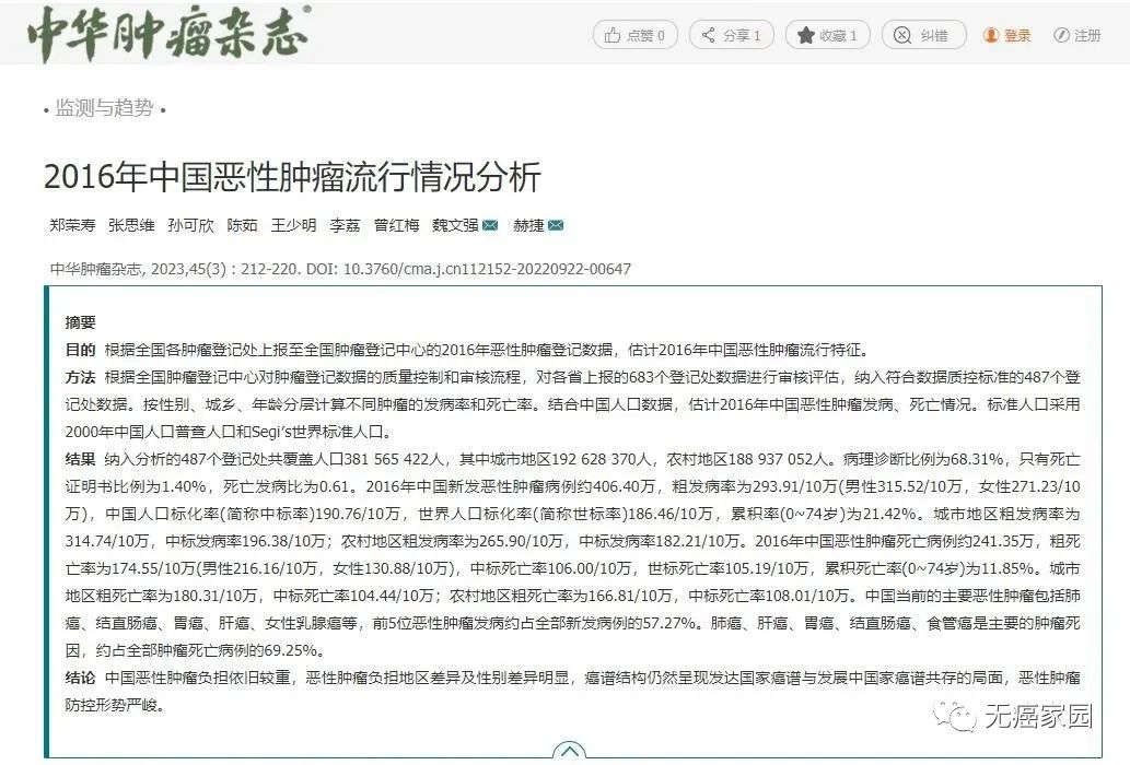 “全国各省癌症高发地图”出炉，肺癌、胃癌、肠癌成前三甲，哪些新疗法值得关注？