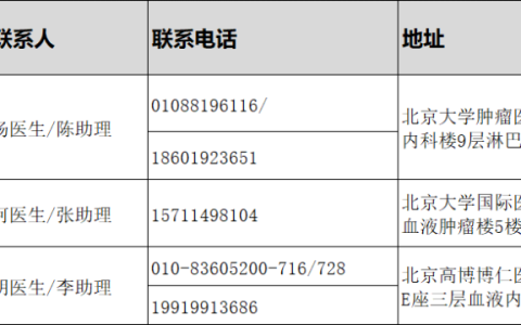 临床患者招募 | 北京肿瘤医院|华夏英泰HXYT-001治疗B细胞非霍奇金淋巴瘤
