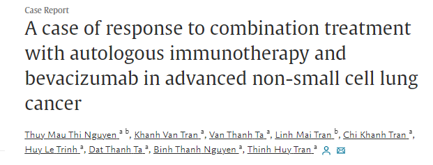 6次自体NK免疫细胞输注，61岁晚期肺癌患者生活质量明显改善