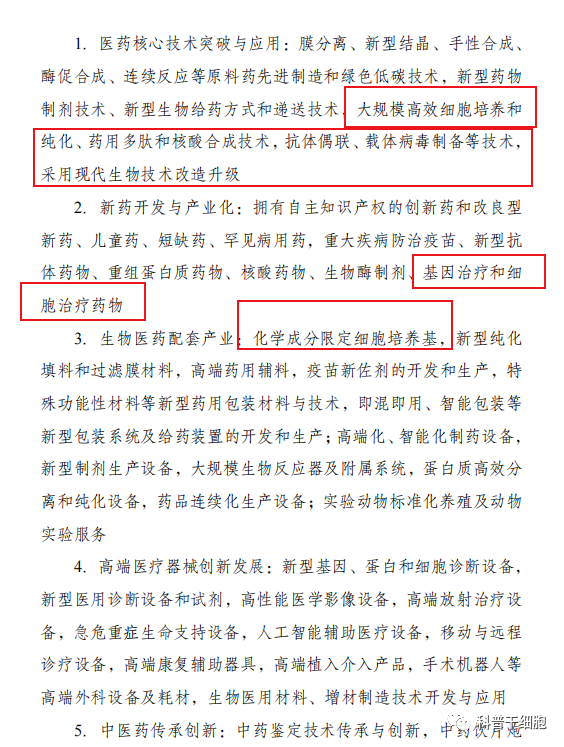 政策利好：发改委鼓励细胞产业发展！发布《产业结构调整指导目录（2024年本）》