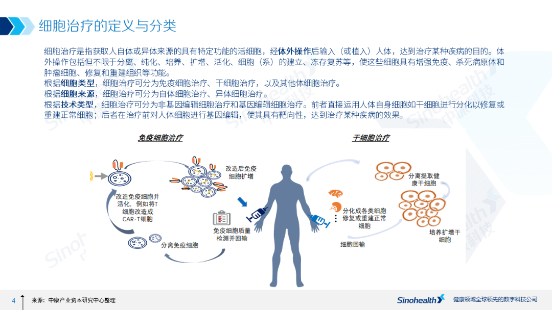 细胞治疗行业研究报告解读